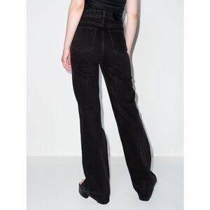 NWT  GAUGE81 Sunda Jean Flare Fit Organic Cotton Black Jeans Size 25